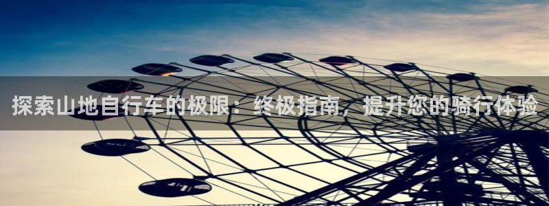 d88尊龙凯时|探索山地自行车的极限:终极指南,提升您的骑行体验(图1) d88尊龙凯时