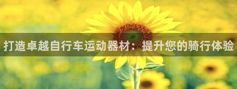 尊龙凯时d3563|打造卓越自行车运动器材:提升您的骑行体验(图1) 尊龙凯时d3563