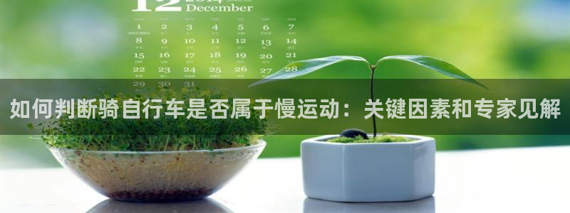 尊龙凯时 人生就是搏!平台|如何判断骑自行车是否属于慢运动:关键因素和专家见解(图1) 尊龙凯时 人生就是搏!平台